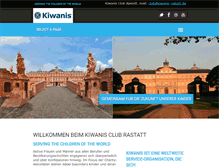 Tablet Screenshot of kiwanis-rastatt.de